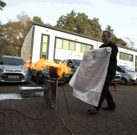 European safety notice issued for Fire Blanket